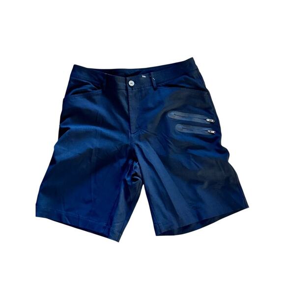 Lululemon Men's Black Cadence Commute Cargo Shorts Size 36 - Picture 1 of 4